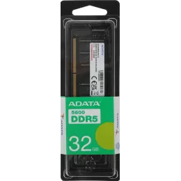 Память DDR5 32GB 5600MHz A-Data AD5S560032G-S RTL PC5-44800 CL46 SO-DIMM 262-pin 1.1В single rank Ret