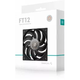 Вентилятор для корпуса Deepcool FT12 120х120x25 черный 4-pin 32дБ (R-FT12-BKWPN1-G) Ret