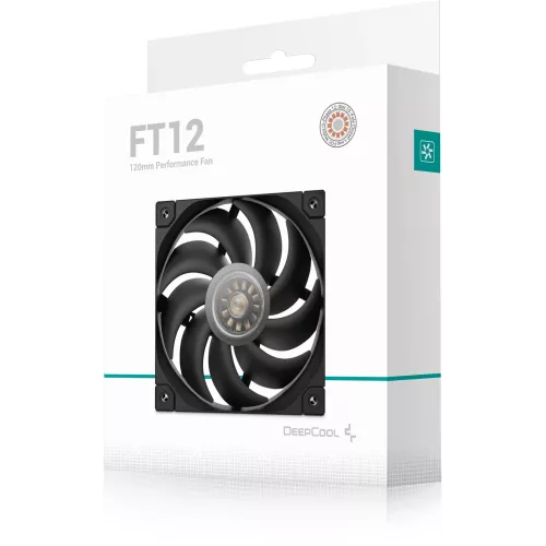 Вентилятор для корпуса Deepcool FT12 120х120x25 черный 4-pin 32дБ (R-FT12-BKWPN1-G) Ret