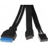 Корпус Formula SFF T11 черный без БП mATX 2xUSB2.0 2xUSB3.0 audio bott PSU