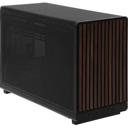 Корпус Lian-Li A3 Wood черный без БП mATX 10x120mm 2x140mm 2xUSB3.0 1xUSB3.1 audio bott PSU