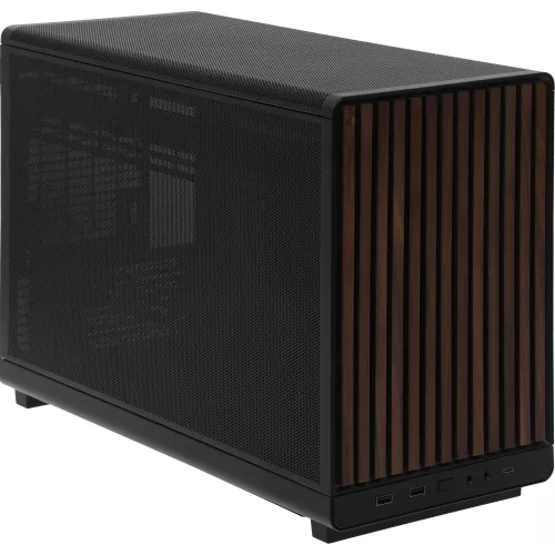 Корпус Lian-Li A3 Wood черный без БП mATX 10x120mm 2x140mm 2xUSB3.0 1xUSB3.1 audio bott PSU