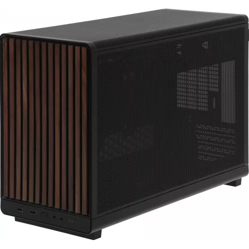Корпус Lian-Li A3 Wood черный без БП mATX 10x120mm 2x140mm 2xUSB3.0 1xUSB3.1 audio bott PSU