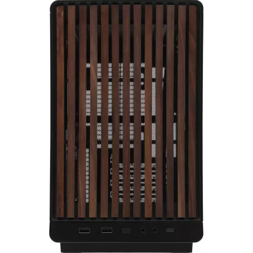 Корпус Lian-Li A3 Wood черный без БП mATX 10x120mm 2x140mm 2xUSB3.0 1xUSB3.1 audio bott PSU