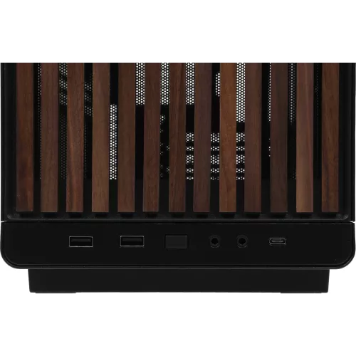 Корпус Lian-Li A3 Wood черный без БП mATX 10x120mm 2x140mm 2xUSB3.0 1xUSB3.1 audio bott PSU