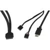 Корпус Lian-Li A3 Wood черный без БП mATX 10x120mm 2x140mm 2xUSB3.0 1xUSB3.1 audio bott PSU