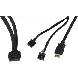 Корпус Lian-Li A3 Wood черный без БП mATX 10x120mm 2x140mm 2xUSB3.0 1xUSB3.1 audio bott PSU