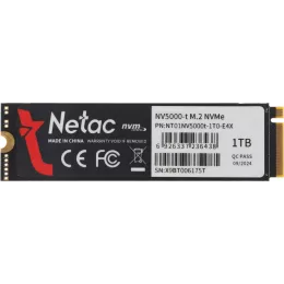 Накопитель SSD Netac PCIe 4.0 x4 1TB NT01NV5000T-1T0-E4X NV5000t M.2 2280