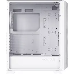 Корпус Montech Sky One Lite белый без БП ATX 5x120mm 5x140mm 2xUSB3.0 audio bott PSU