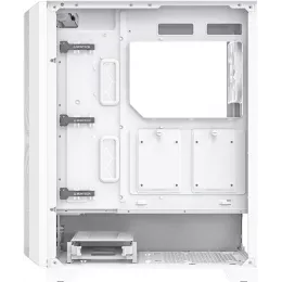 Корпус Montech Sky One Lite белый без БП ATX 5x120mm 5x140mm 2xUSB3.0 audio bott PSU