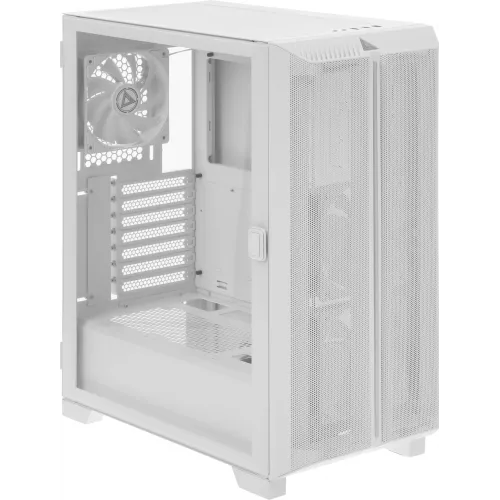 Корпус Montech Sky One Lite белый без БП ATX 5x120mm 5x140mm 2xUSB3.0 audio bott PSU