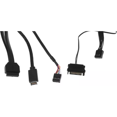 Корпус Montech Sky One Lite белый без БП ATX 5x120mm 5x140mm 2xUSB3.0 audio bott PSU