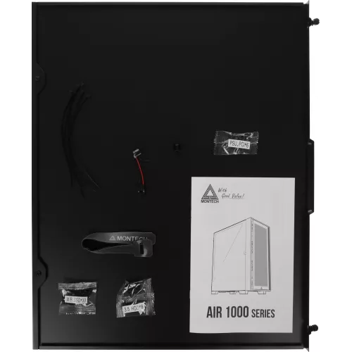 Корпус Montech Air 1000 Premium черный без БП ATX 1x120mm 3x140mm 1xUSB2.0 2xUSB3.0 audio bott PSU