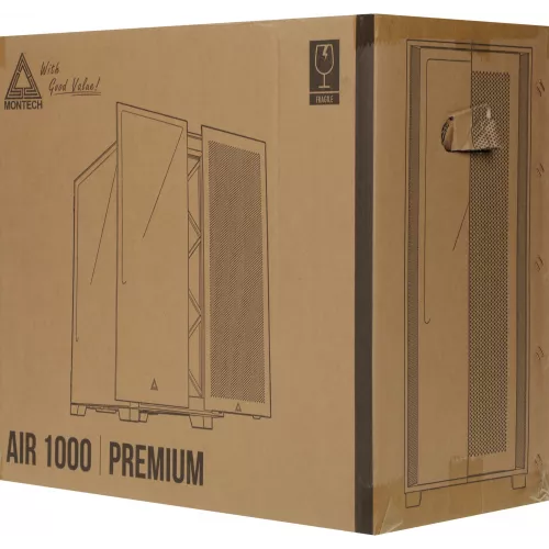 Корпус Montech Air 1000 Premium черный без БП ATX 1x120mm 3x140mm 1xUSB2.0 2xUSB3.0 audio bott PSU