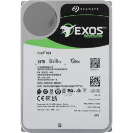 Жесткий диск Seagate SAS 3.0 24TB ST24000NM007H Server Exos X24 4KN (7200rpm) 512Mb 3.5"