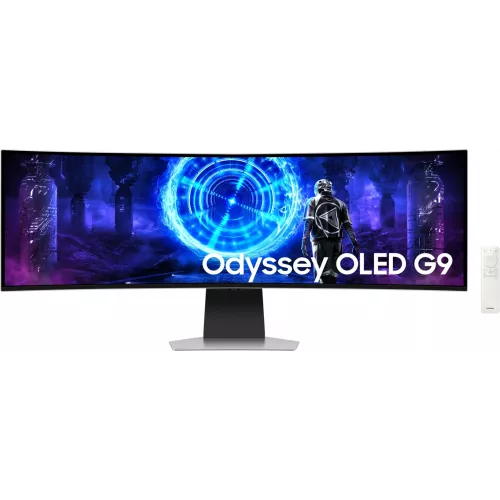 Монитор Samsung 49" Odyssey OLED G9 S49DG952SI серебристый OLED LED 32:9 HDMI M/M TV матовая HAS 250cd 178гр/178гр 5120x1440 240Hz FreeSync Premium Pro DP USB 12.6кг