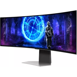 Монитор Samsung 49" Odyssey OLED G9 S49DG952SI серебристый OLED LED 32:9 HDMI M/M TV матовая HAS 250cd 178гр/178гр 5120x1440 240Hz FreeSync Premium Pro DP USB 12.6кг