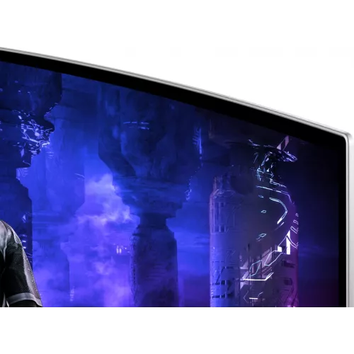 Монитор Samsung 49" Odyssey OLED G9 S49DG952SI серебристый OLED LED 32:9 HDMI M/M TV матовая HAS 250cd 178гр/178гр 5120x1440 240Hz FreeSync Premium Pro DP USB 12.6кг