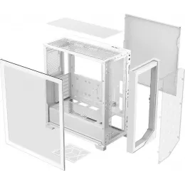 Корпус PcCooler C3D510 WH белый без БП ATX 8x120mm 5x140mm 2xUSB3.0 audio bott PSU