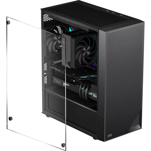 Корпус PcCooler C3B310 BK черный без БП mATX 8x120mm 4x140mm 1xUSB2.0 1xUSB3.0 audio bott PSU