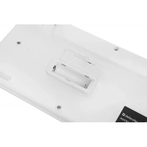 Клавиатура + мышь Defender Auckland C-987 клав:белый мышь:белый USB беспроводная Multimedia (45987)