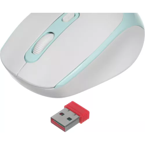 Клавиатура + мышь Defender Auckland C-987 клав:белый мышь:белый USB беспроводная Multimedia (45987)