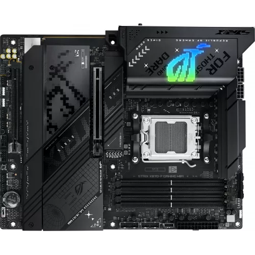 Материнская плата Asus ROG STRIX X870-F GAMING WIFI Socket AM5 AMD X870 4xDDR5 ATX AC`97 8ch(7.1) 2.5Gg RAID+HDMI+DP