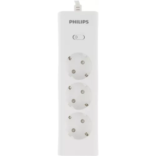 Сетевой фильтр Philips CHP2135WA/51 2м (3 розетки) белый (коробка)