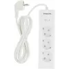Сетевой фильтр Philips CHP2135WA/51 2м (3 розетки) белый (коробка)