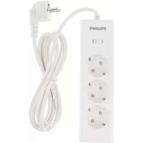 Сетевой фильтр Philips CHP2135WA/51 2м (3 розетки) белый (коробка)