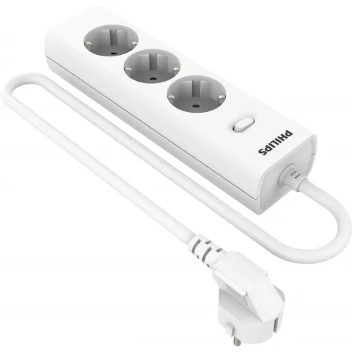 Сетевой фильтр Philips CHP2135WA/51 2м (3 розетки) белый (коробка)