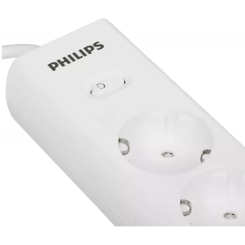 Сетевой фильтр Philips CHP8246WA/51 2м (4 розетки) белый (коробка)