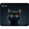 Коврик для мыши Cactus Black Cat 250x200x3мм (CS-MPC-D09S)