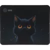 Коврик для мыши Cactus Black Cat 250x200x3мм (CS-MPC-D09S)