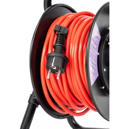 Сетевой удлинитель Buro BU-PSR4.50/G-16 50м (4 розетки) оранжевый (коробка)