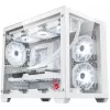 Корпус Bloody BD-CC108 белый без БП mATX 9x120mm 2xUSB3.0 audio bott PSU