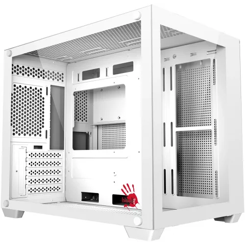 Корпус Bloody BD-CC108 белый без БП mATX 9x120mm 2xUSB3.0 audio bott PSU