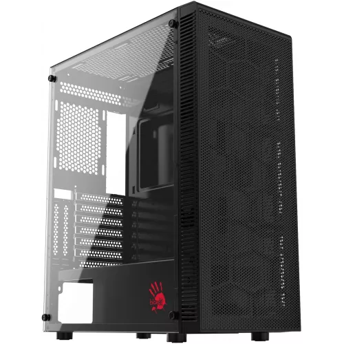 Корпус Bloody BD-CC115 черный без БП ATX 8x120mm 1xUSB2.0 1xUSB3.0 audio bott PSU