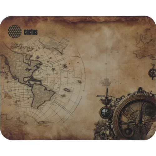 Коврик для мыши Cactus Vintage map 250x200x3мм (CS-MP-D10S)