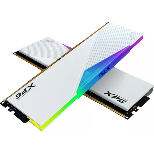 Память DDR5 2x32GB 6400MHz A-Data AX5U6400C3232G-DCLARWH XPG Lancer RGB RTL Gaming PC5-51200 CL32 DIMM 288-pin 1.4В kit dual rank с радиатором Ret
