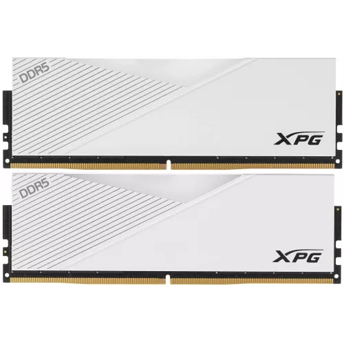 Память DDR5 2x32GB 6400MHz A-Data AX5U6400C3232G-DCLARWH XPG Lancer RGB RTL Gaming PC5-51200 CL32 DIMM 288-pin 1.4В kit dual rank с радиатором Ret