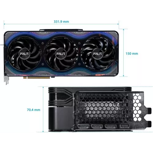 Видеокарта Palit PCI-E 5.0 PA-RTX5090 GAMEROCK OC NVIDIA GeForce RTX 5090 32Gb 512bit GDDR7 2017/28000 HDMIx1 DPx3 HDCP Ret