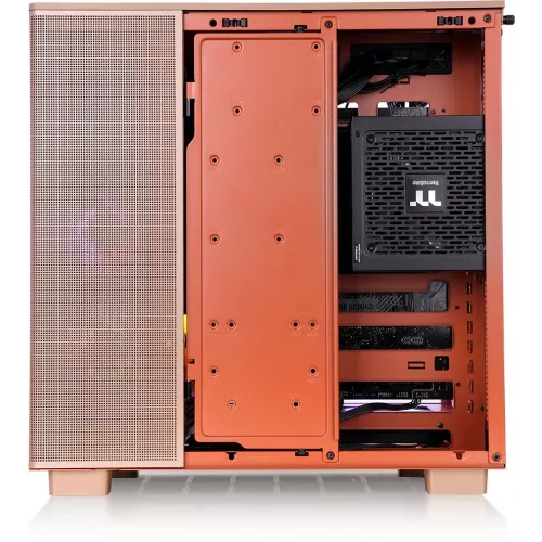 Корпус Thermaltake View 380 XL TG ARGB Gravel Sand коричневый без БП ATX 5x120mm 2x140mm 2xUSB3.0 audio bott PSU