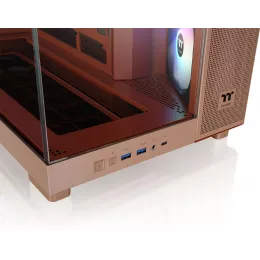 Корпус Thermaltake View 380 XL TG ARGB Gravel Sand коричневый без БП ATX 5x120mm 2x140mm 2xUSB3.0 audio bott PSU