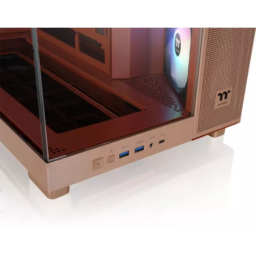 Корпус Thermaltake View 380 XL TG ARGB Gravel Sand коричневый без БП ATX 5x120mm 2x140mm 2xUSB3.0 audio bott PSU