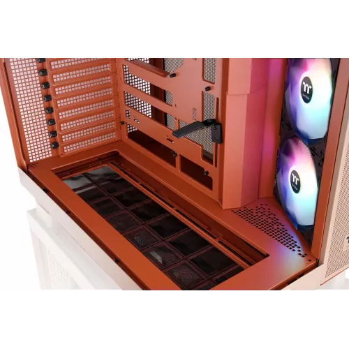Корпус Thermaltake View 380 XL TG ARGB Gravel Sand коричневый без БП ATX 5x120mm 2x140mm 2xUSB3.0 audio bott PSU