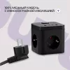 Сетевой удлинитель Buro BU-PC3.1UС-B 1.5м (3 розетки) черный (коробка)
