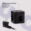 Сетевой удлинитель Buro BU-PC3.1UС-B 1.5м (3 розетки) черный (коробка)