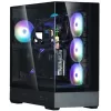 Корпус Zalman P40 Prism черный без БП ATX 8x120mm 2xUSB3.0 audio bott PSU