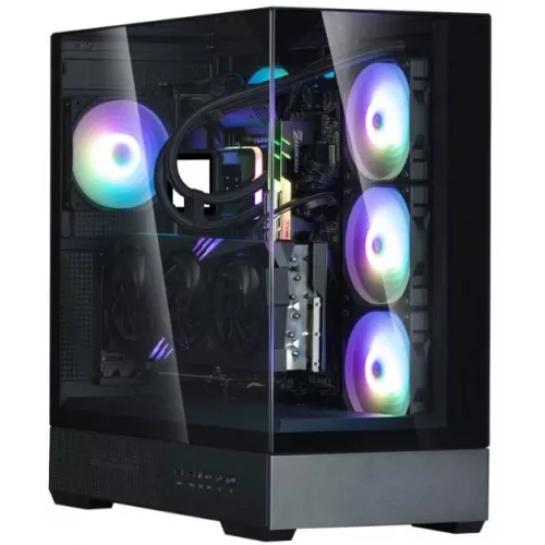Корпус Zalman P40 Prism черный без БП ATX 8x120mm 2xUSB3.0 audio bott PSU